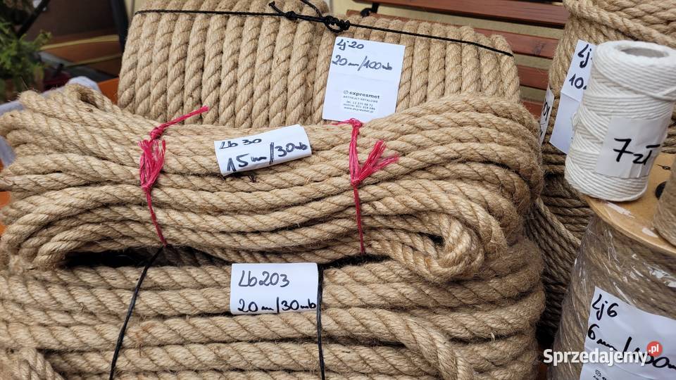 Lina jutowa 20mm100metrówlina
