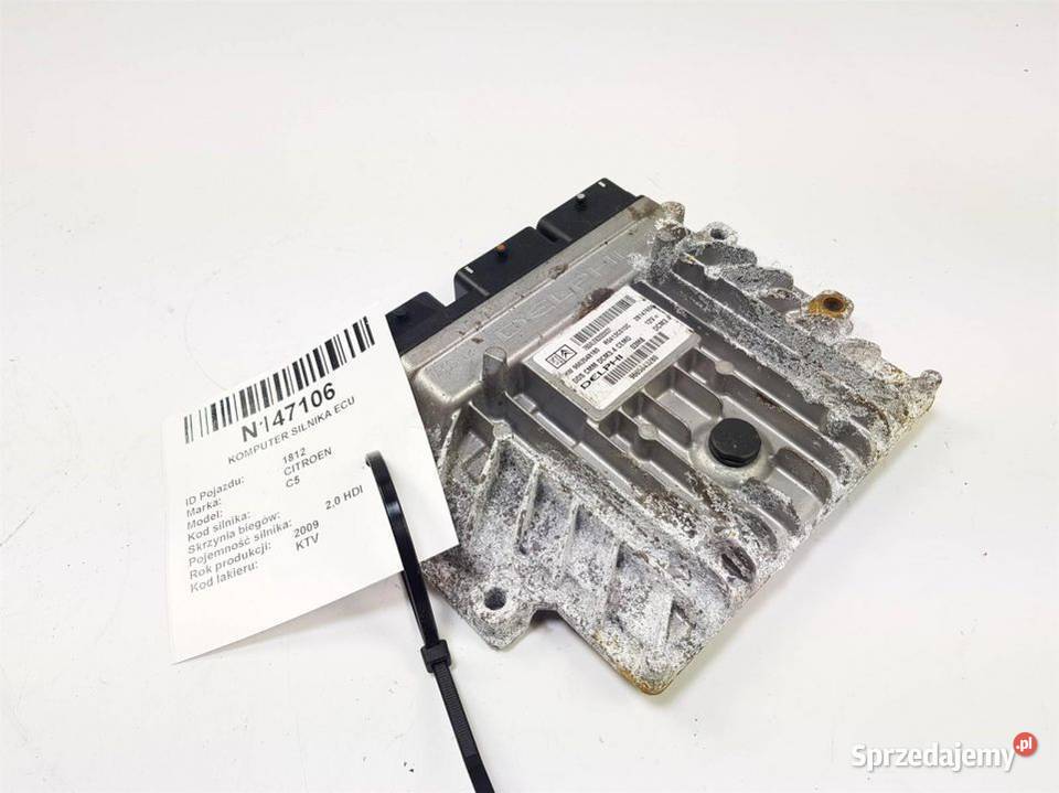 KOMPUTER SILNIKA ECU CITROEN C5 9663548180 Lipno