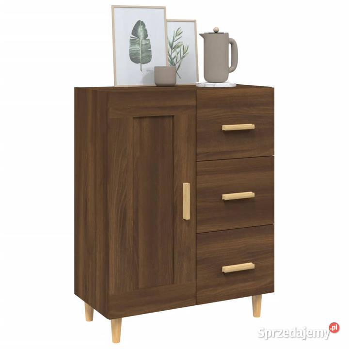 Komoda brązowy dąb 695x34x90 materiał mazowieckie Warszawa