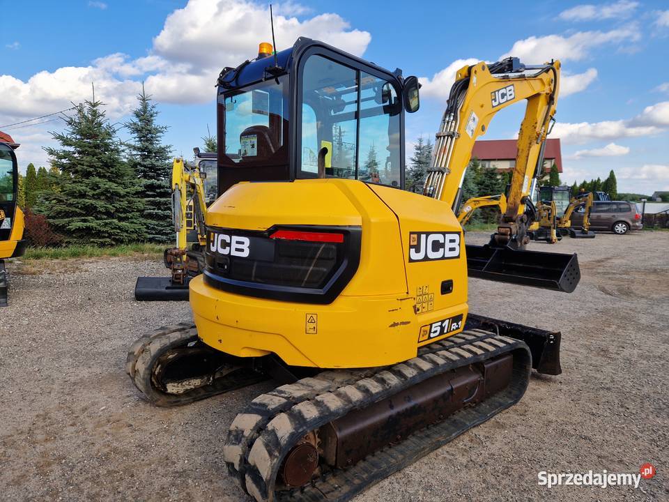 Minikoparka JCB 51 R1 2021r przebieg 2900mtg Ryżki sprzedam