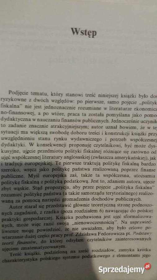 Polityka fiskalna Pietrewicz książki zawodowe Warszawa sprzedam