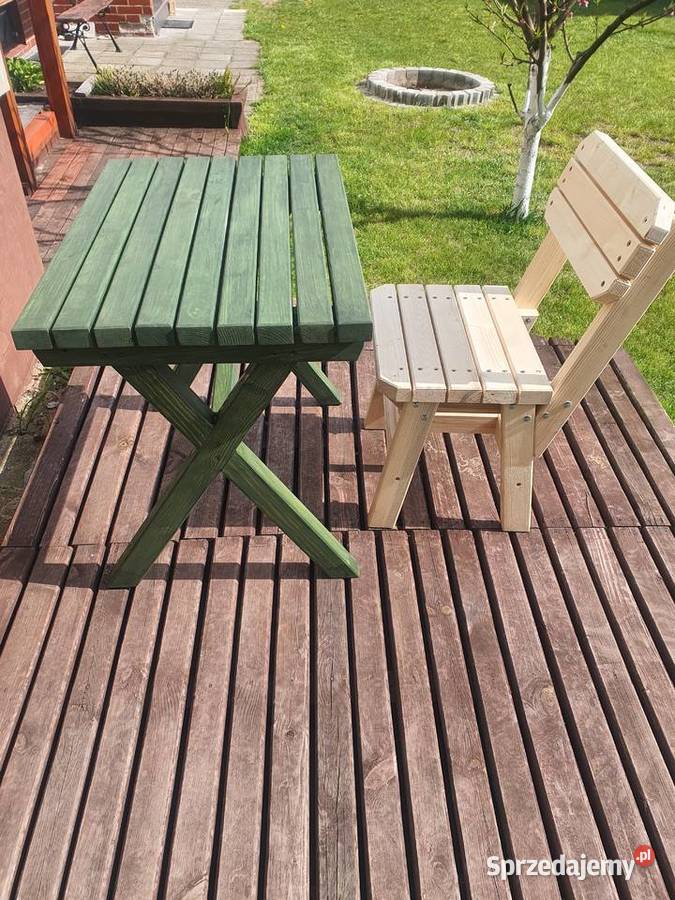 Stół drewniany ogrodowy Meble ogrodowe