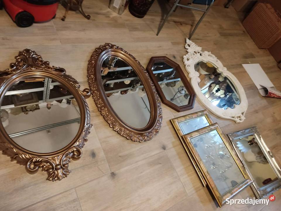 lustro lustra piękna rama wyprzedaż sprzedam