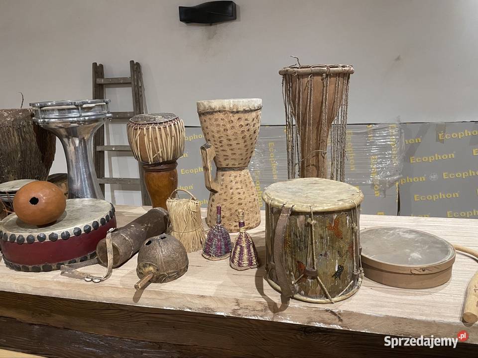 Afrykańskie instrumenty perkusyjne Brodnica