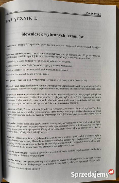 Kontrola wewnętrzna zintegrowana struktura