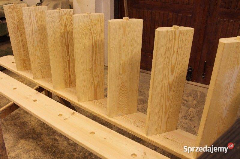 SCHODY SOSNA REGULOWANE MŁYNARSKIE DREWNIANE Łuków