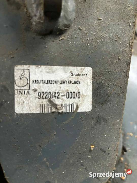 Talerz brony lewy kpl 4604 9220410000 cross s