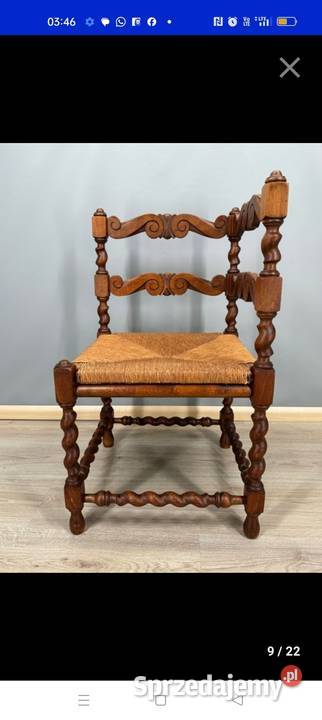 KRZESŁA NAROŻNE Antyki śląskie