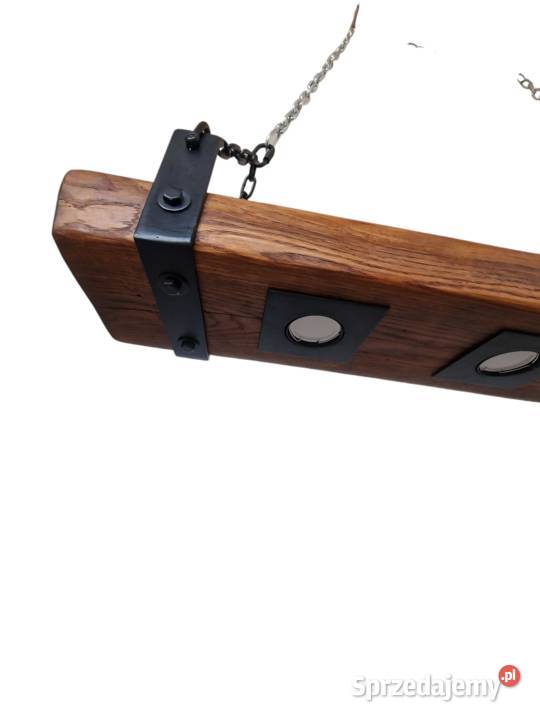 Lampa wiszaca sufitowa z drewnianej belki z Lampy wiszące Tarnobrzeg