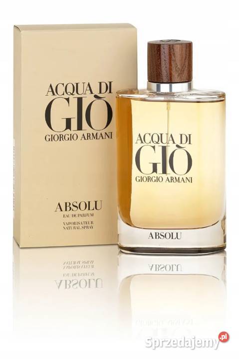 Armani Acqua Di Gio Absolu 75 ml EDP PRODUKT Dla mężczyzn Kosmetyki i perfumy Gliwice