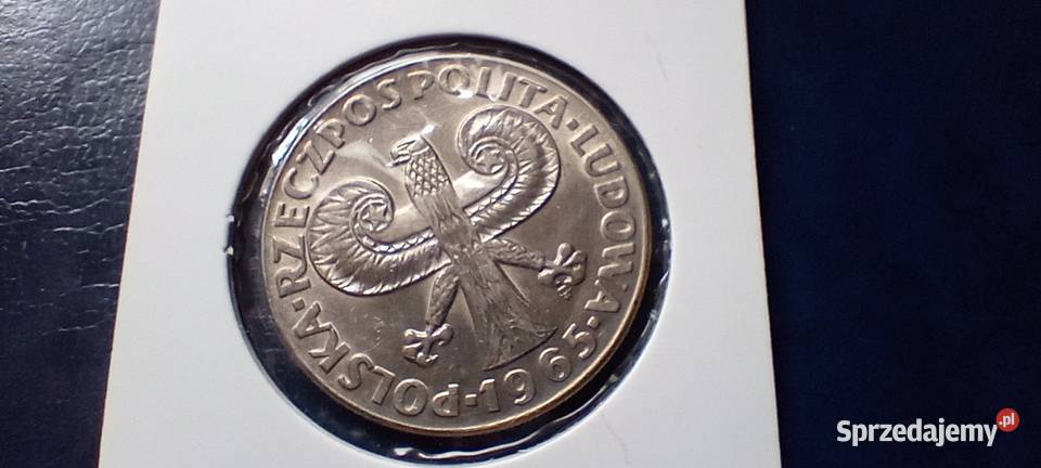 Stare monety 10 złotych 1965 Kolumna Polska 2 Lesko