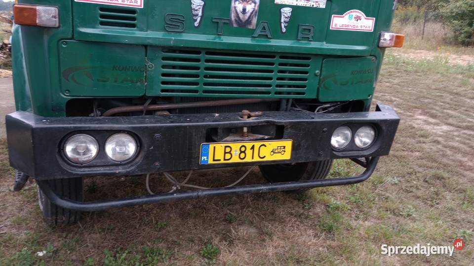 Star 1142 turbo na żółtych tablicachwywrotka