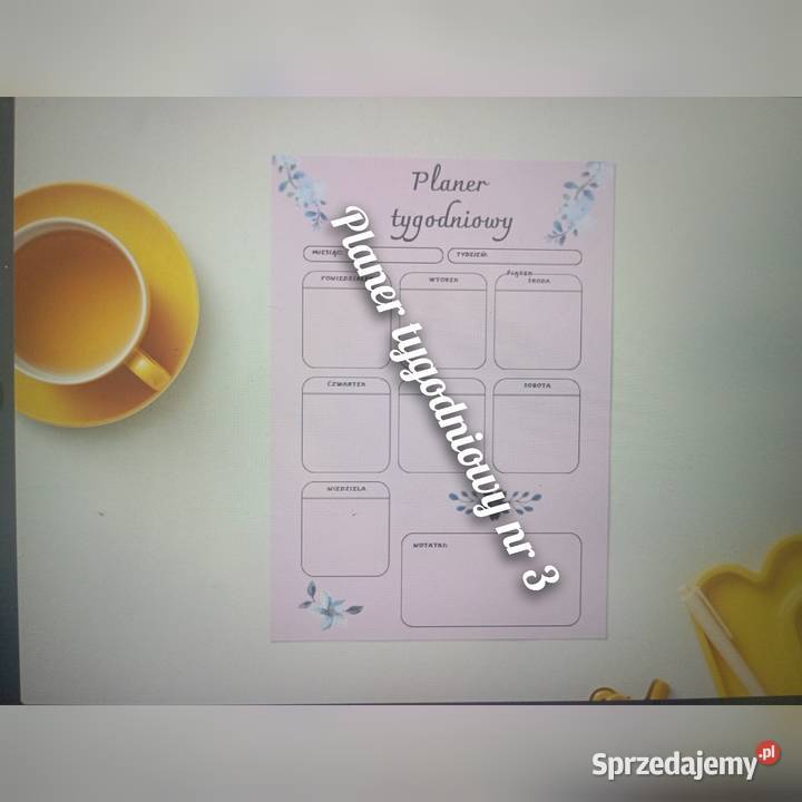 Planery tygodniowe pdf Radom