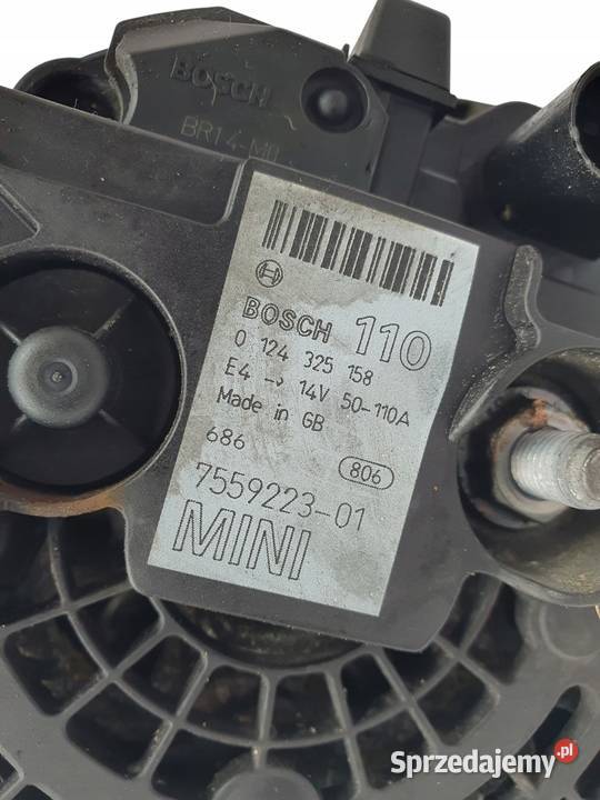 ALTERNATOR Mini Cooper R50 16 16V Bosch osobowe Chełm