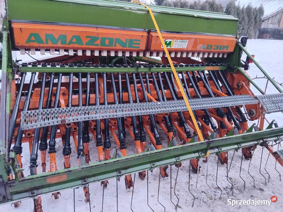 Amazone ad 301 nadbudowany zestaw siewny 3 m