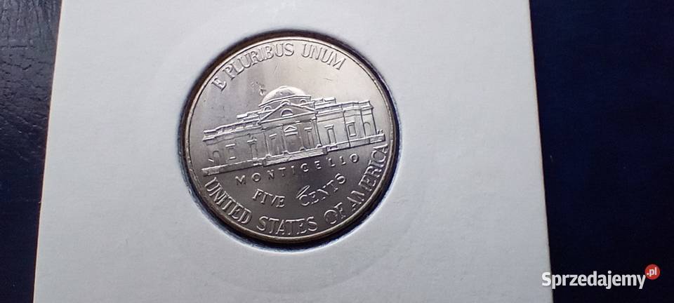 Stare monety 5 cent 2015 USA podkarpackie