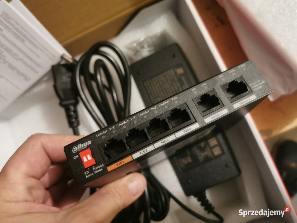Dahua PFS30064GT60V2 6 portów Gigabitowy Switch Łódź