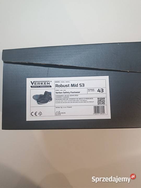 Buty robocze VERKEN Robust Mid S3 r 40 do 47 Radom