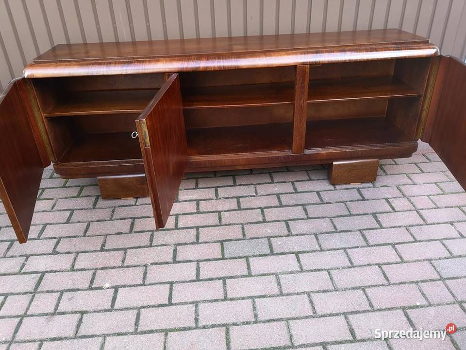 Komoda ARTDECO 181 Orzech RTV Niska Pod Antyki, Sztuka, Kolekcje wielkopolskie