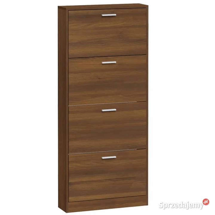 Półka na buty brązowy dąb 59x17x150 WM342525 mazowieckie Warszawa
