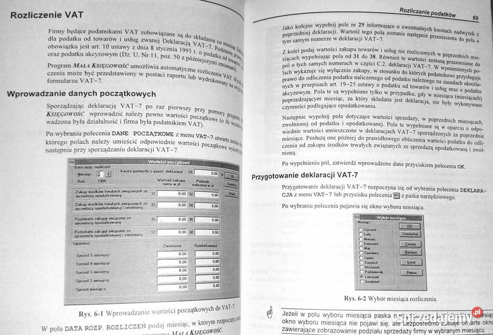 Mała księgowość Ryczałt książka przychodów Rok wydania 1996 Pozostałe Książki i Podręczniki Chełm