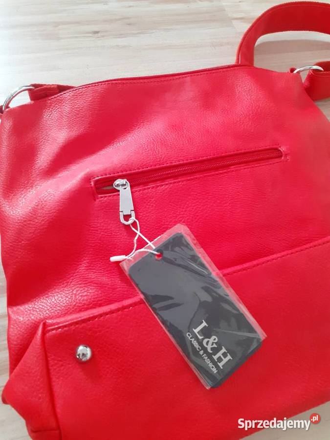 czerwona torba torebka nowa Torby i torebki Gdańsk