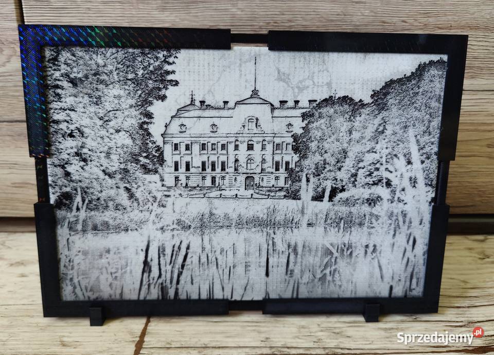 Obraz na czarnym szkle niesamowity efekt śląskie Jankowice