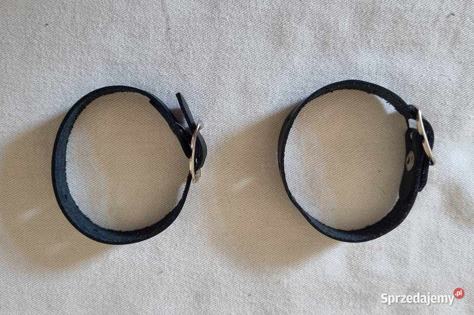 2 wąskie paski skórzane jednoczęściowe damskie Warszawa