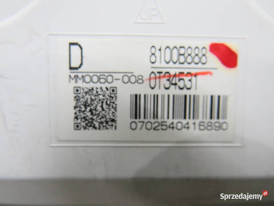 LICZNIK ZEGARY OUTLANDER III 22 DID 8100B888 osobowe sprzedam