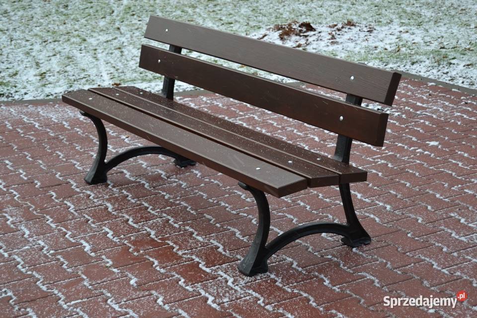 Ławka Parkowa Ogrodowa Miejska Ciężka Łódzka 180 Targowiska