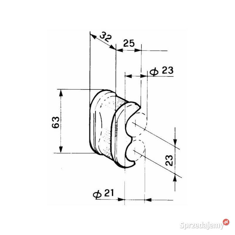 Zaczep płaski 03282 małopolskie Kamionna sprzedam