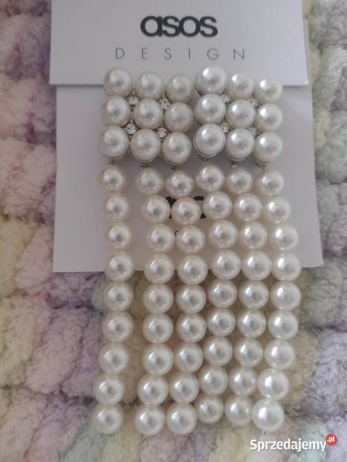 ASOS Długie Bogato zdobione kolczyki ślubne