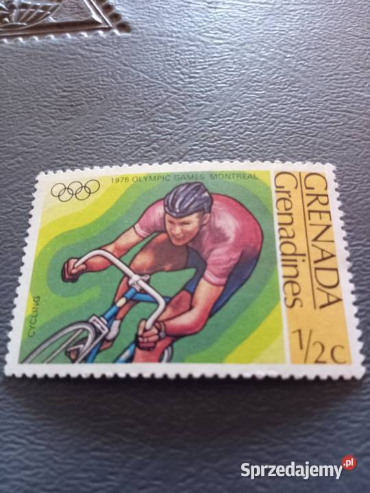 Znaczek kolarstwo 1976 r Świdnica