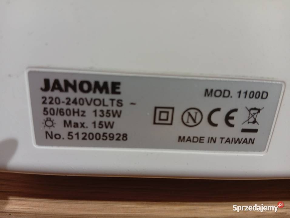 wielofunkcyjny coverlok Janome 1200D 574 kujawsko-pomorskie Byczyna