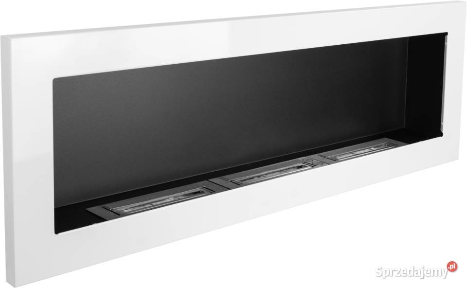BIOKOMINEK 1200X400 BIALY Biokominek wiszący