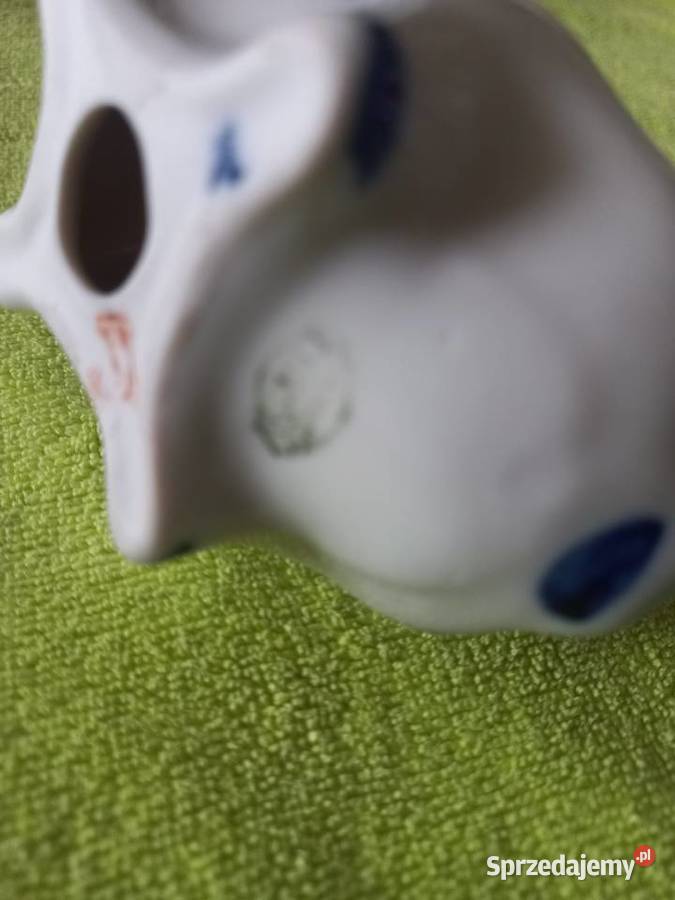 Figurka porcelanowa Świnka Gżel Toruń