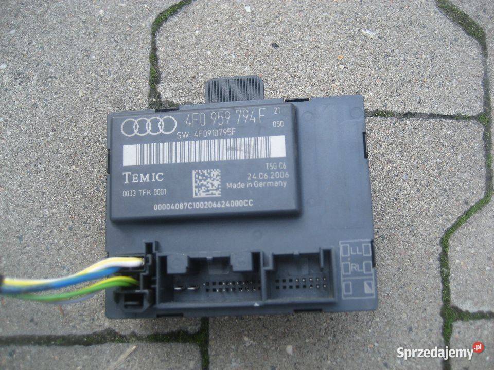 audi a6 c6 sterowni moduł drzwi tył prawy osobowe Rakoniewice