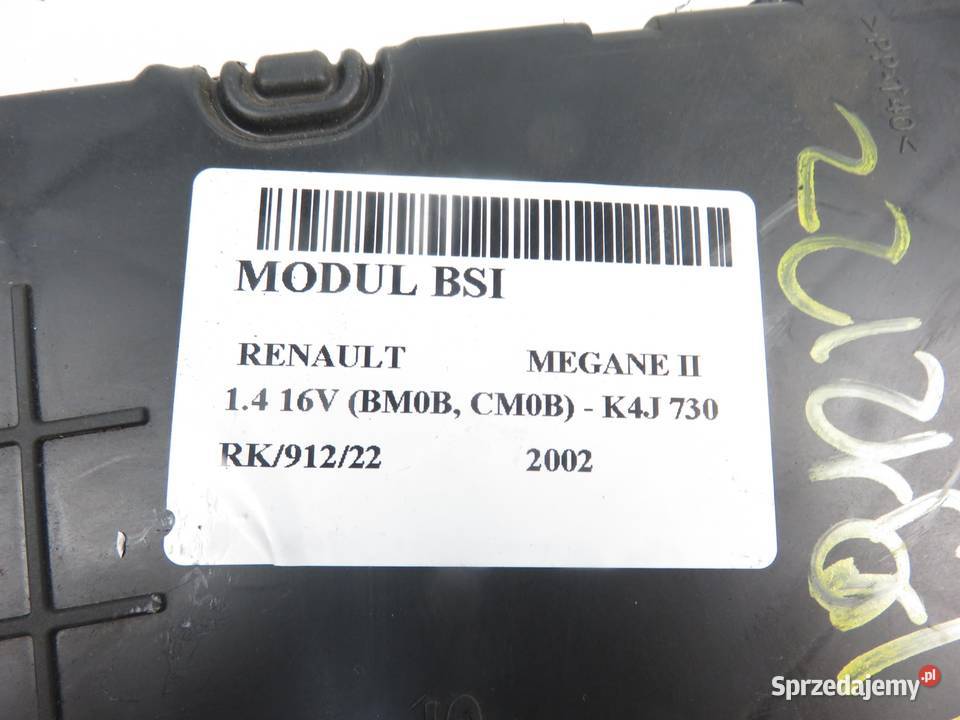 BSI RENAULT MEGANE II 14 16V 8200292066 sprzedam