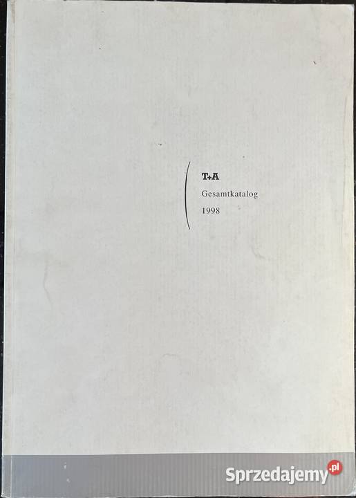 TA 1998 RARYTAS Prospekt Katalog Produktów HIFI