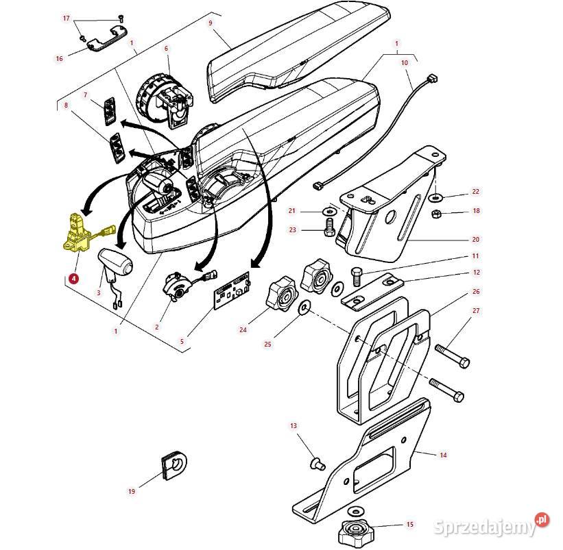 Joystick Massey Ferguson 3909462M91 ORYGINAŁ podlaskie Białystok sprzedam