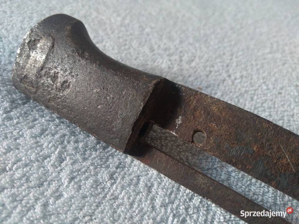 Bagnet Mauser z czasów wojny 1943 r sygnatura Warszawa