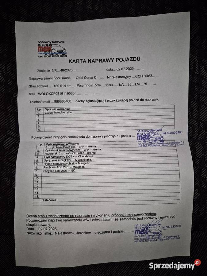 Opel corsa C 12 16V comfort Solec Kujawski