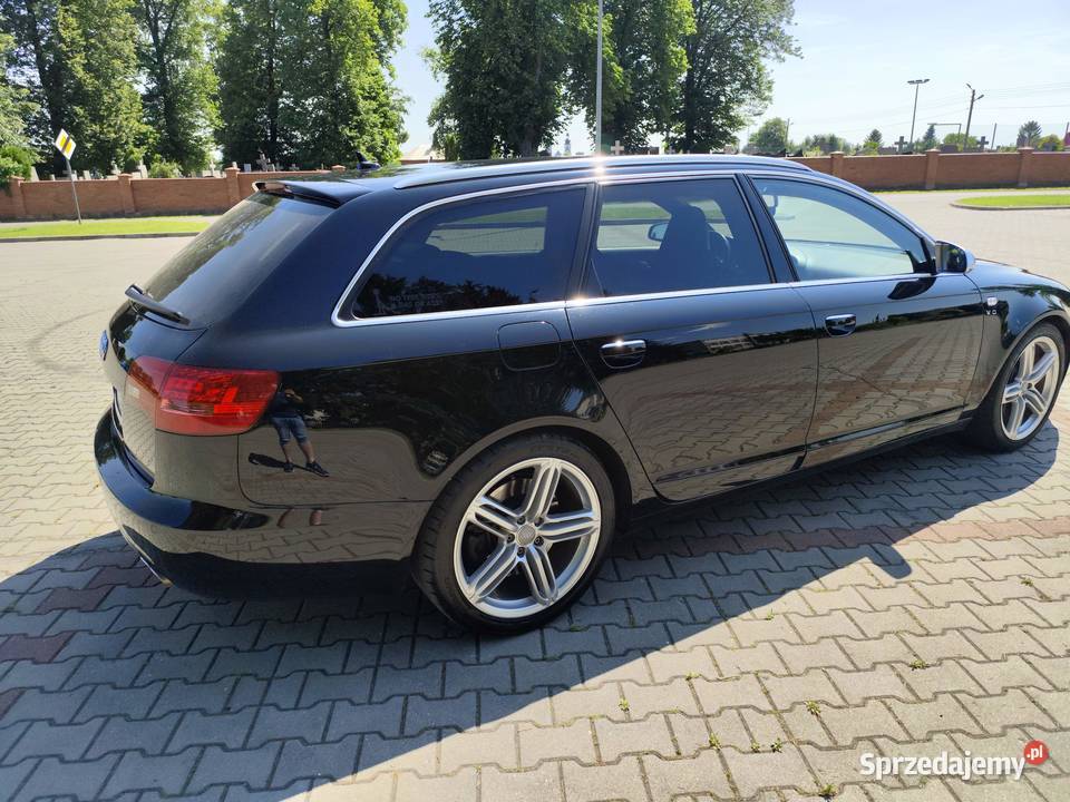 Audi S6v10 Czern fortepianowa Zadbana Mozliwa skórzana tapicerka Bełcząc