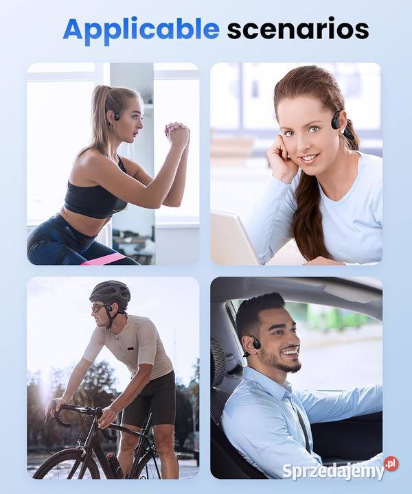 Słuchawki na przewodnictwo kostne Słuchawki i głośniki Zawiercie sprzedam