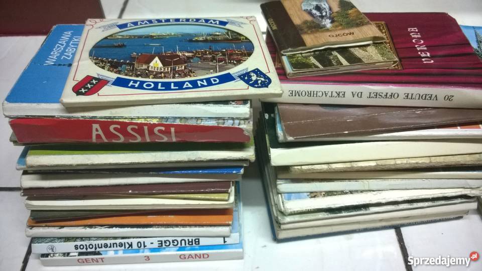 książeczki widokowe pamiątki z wycieczek Kolekcje Warszawa sprzedam