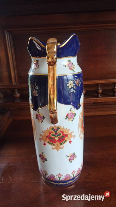 Amfora Wazon Syg Made in China Ręcznie malowana Gdańsk