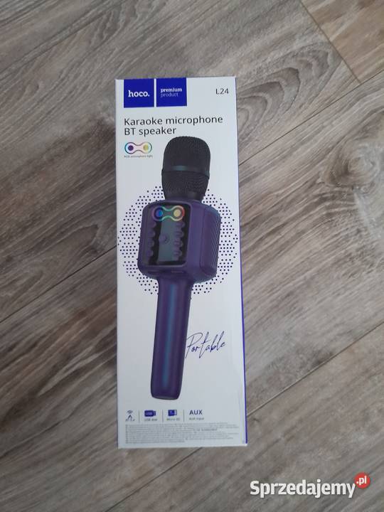 Przenośny mikrofon Karaoke Hoco L24 Shine małopolskie Wieliczka