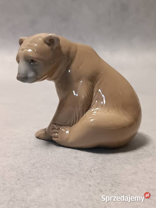 LLADRO Porcelanowa Figura Niedżwiedź Miś Gdańsk