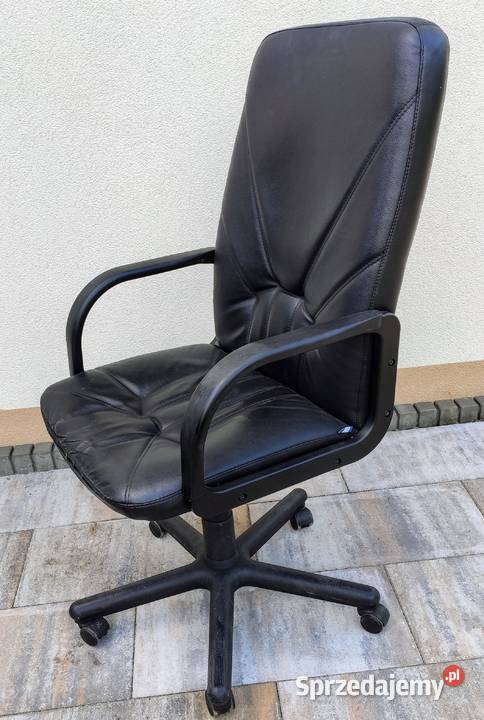 FOTEL BIUROWY OBROTOWY Menager CZARNY NOWY Styl Nowy Sącz sprzedam
