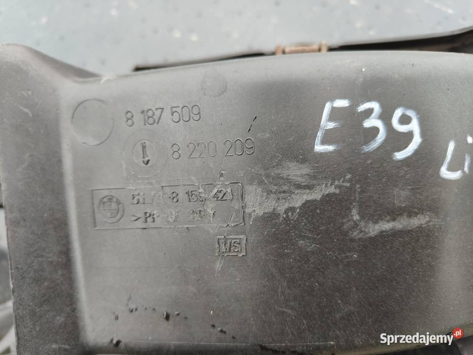 Bmw e39 benzyna lewy kanał powietrza tarczy Aleksandrów Łódzki